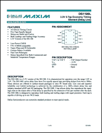 Click here to download DS1100LC-301+/T&R Datasheet