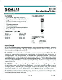 Click here to download DS1065T-100 Datasheet