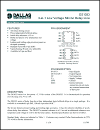 Click here to download DS1033Z-8+ Datasheet