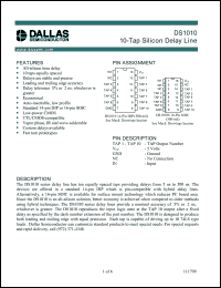 Click here to download DS1010S-50+T&R Datasheet