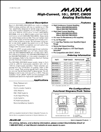 Click here to download MAX4655ESA Datasheet
