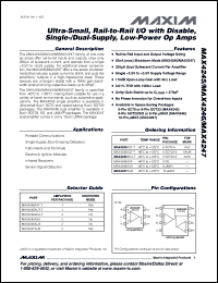 Click here to download MAX4245AXT Datasheet