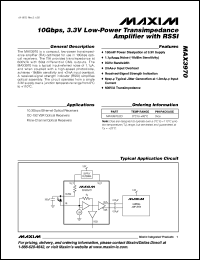Click here to download MAX3970U/D Datasheet