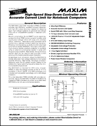 Click here to download MAX1844EEP+ Datasheet