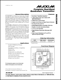 Click here to download MAX2369EGM-D Datasheet