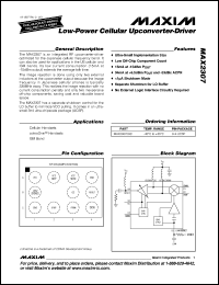 Click here to download MAX2307EBC-T Datasheet
