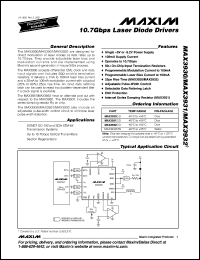 Click here to download MAX3930E/D Datasheet