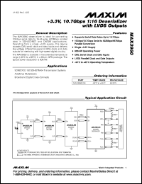 Click here to download MAX3950EGK-D Datasheet
