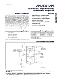 Click here to download MAX3524EUB+ Datasheet