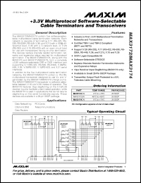 Click here to download MAX3174CAI-T Datasheet
