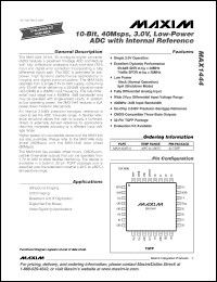 Click here to download MAX1444EHJ-T Datasheet