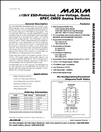 Click here to download MAX4630EUD-T Datasheet