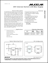 Click here to download MAX1605EUT Datasheet
