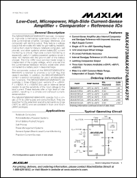 Click here to download MAX4375FEUB-T Datasheet