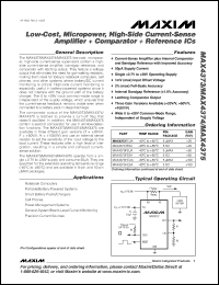 Click here to download MAX4373FESA+ Datasheet