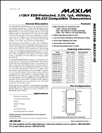 Click here to download MAX3318ECAP-T Datasheet