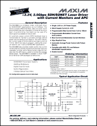 Click here to download MAX3869EGJ-T Datasheet