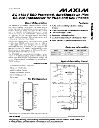 Click here to download MAX3387EEUG+ Datasheet