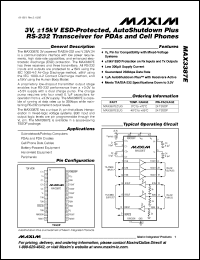 Click here to download MAX3387ECUG+ Datasheet