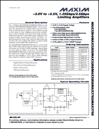 Click here to download MAX3265CUE-T Datasheet