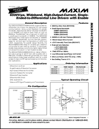 Click here to download MAX4449ESE-T Datasheet