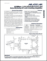 Click here to download MAX3676EHJ-T Datasheet