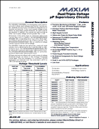 Click here to download MAX6357RVUT-T Datasheet