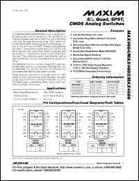 Click here to download MAX4664CSE-T Datasheet