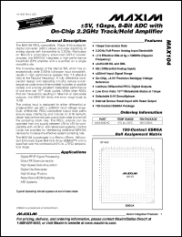 Click here to download MAX104CHC-TD Datasheet