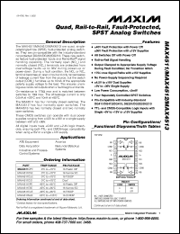 Click here to download MAX4513ESE+ Datasheet