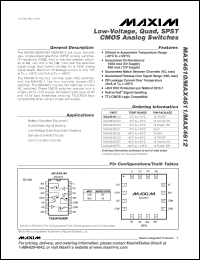 Click here to download MAX4611CUD-T Datasheet