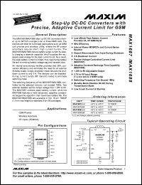 Click here to download MAX1687ESA-T Datasheet