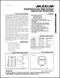 Click here to download MAX4507CAP-T Datasheet