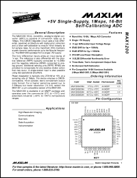 Click here to download MAX1200BEMH-T Datasheet