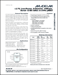 Click here to download MAX145AEUA-T Datasheet