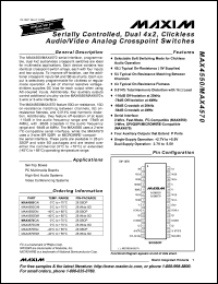 Click here to download MAX4570EAI-T Datasheet