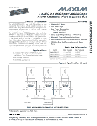 Click here to download MAX3750CEE-T Datasheet