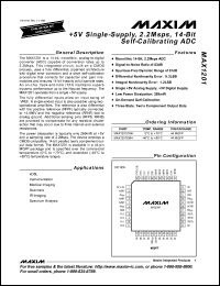 Click here to download MAX1201EMH-T Datasheet