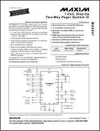 Click here to download MAX847EEI-T Datasheet