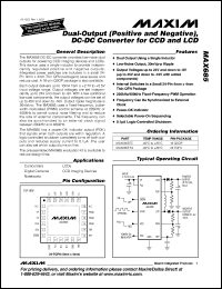 Click here to download MAX685C/D Datasheet