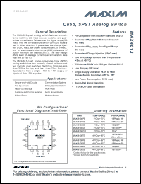 Click here to download MAX4613ESE-T Datasheet