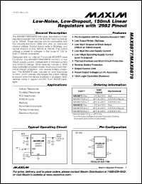 Click here to download MAX8877EZK30-T Datasheet