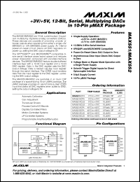 Click here to download MAX551AEUB-T Datasheet