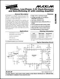 Click here to download MAX3675EHJ-T Datasheet