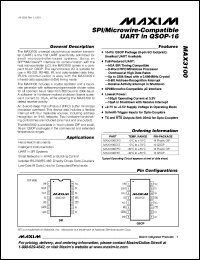 Click here to download MAX3100CPD+ Datasheet