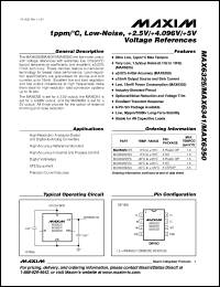 Click here to download MAX6341CSA-T Datasheet