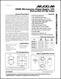 Click here to download MAX4163ESA-T Datasheet