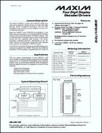 Click here to download ICM7211MIQH-D Datasheet