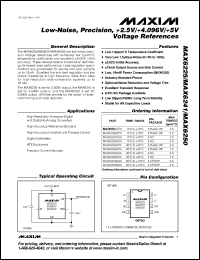 Click here to download MAX6250ACSA-T Datasheet