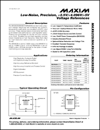 Click here to download MAX6225BEPA+ Datasheet